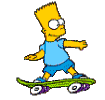 The Simpsons 90S Sticker