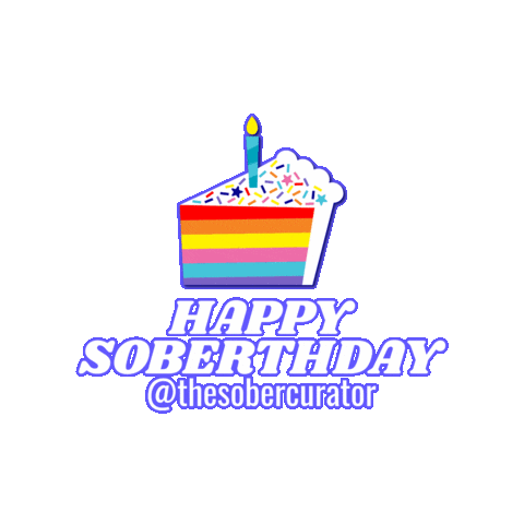 Celebrate Recovery Sober Anniversary Sticker by The Sober Curator