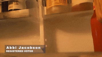 Red2Blue vote voting broad city voter GIF