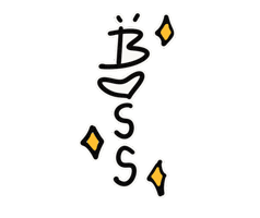 Boss Magenta Sticker by Sukee