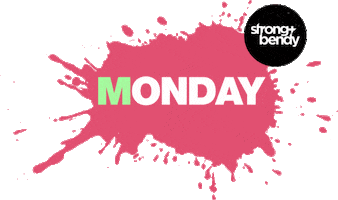 Monday Sticker by Strong + Bendy