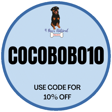 Dogtreats Sticker by 4 Paws Natural Treats