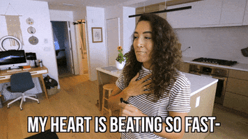 Excited Heart Attack GIF by Alayna Joy