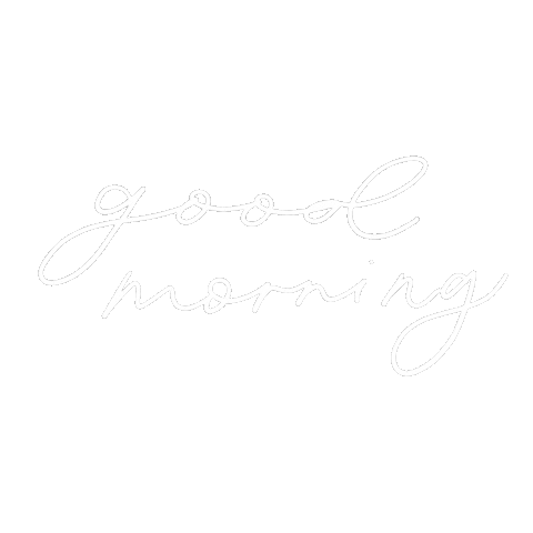 Morning Lettering Sticker