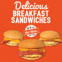 Breakfast Sandwich Texas GIF by Bill Miller Bar-B-Q