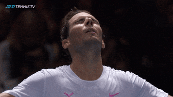 Rafa Nadal Reaction GIF by Tennis TV