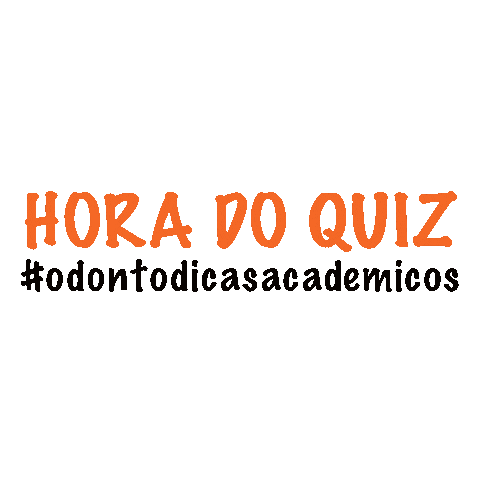 Quiz Odonto Sticker by Combo da Aprovação