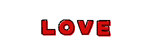愛 Love Sticker