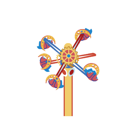 Amusement Park Rides Sticker by Luna Park NYC