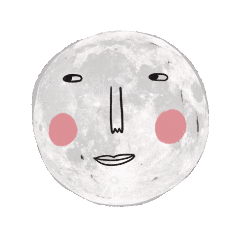 Moon Sticker