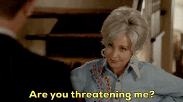 Are You Threatening Me Annie Potts GIF by CBS