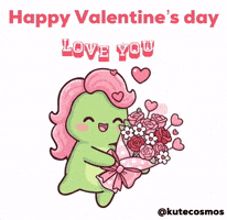Happy Love You GIF by KuteCosmos | Home of Fruffy and 12 Kute Signs