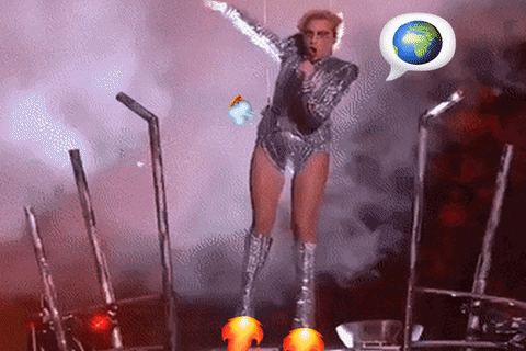 Lady Gaga Football GIF by Anne Horel