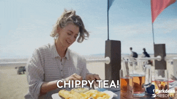 Fish And Chips Beach GIF by Parkdean Resorts