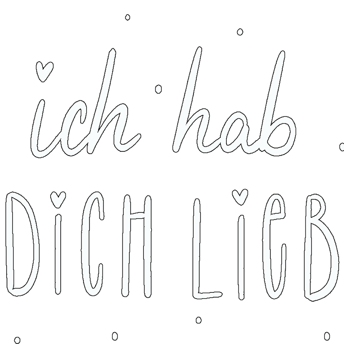 Ich Hab Dich Lieb Kids Sticker by eulenschnitt for iOS & Android GIPHY
