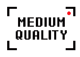 MEDIUM QUALITY Sticker