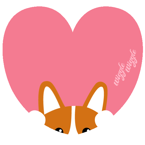 Dog Puppy Sticker by wiggle wiggle