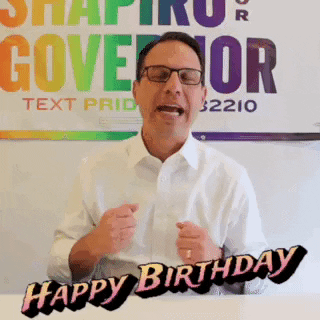 Celebrate Happy Birthday GIF by Josh Shapiro