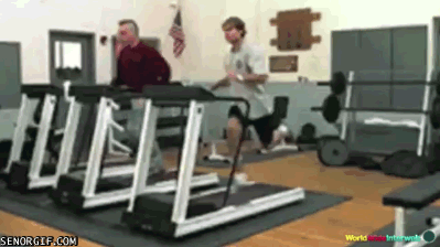 Image result for treadmill fail gif