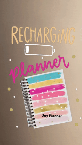 Jay Planner phone planner battery charger GIF