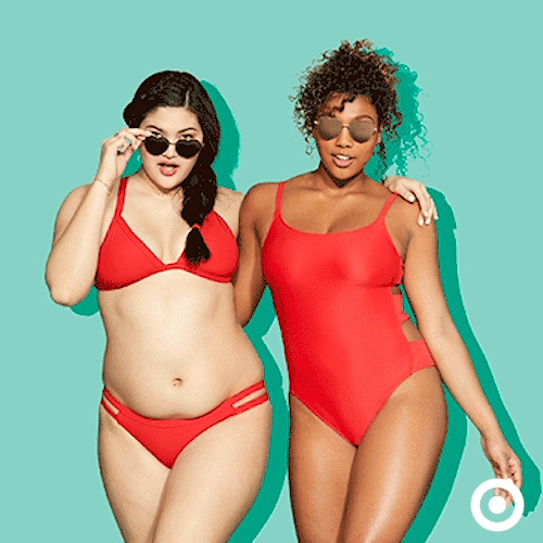 red swimsuit target