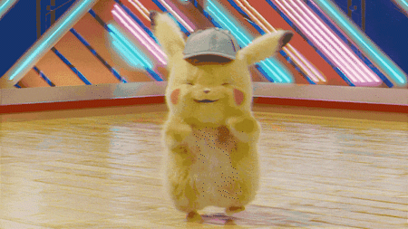 Dancing pikachu gif