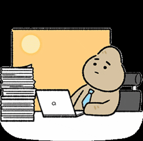 Tired Work GIF by vank