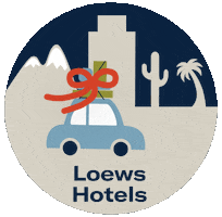 Christmas Travel Sticker by Loews Hotels