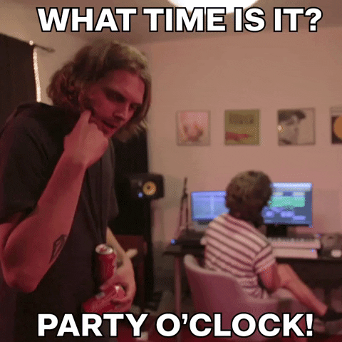 What Time Party GIF by LuckyView