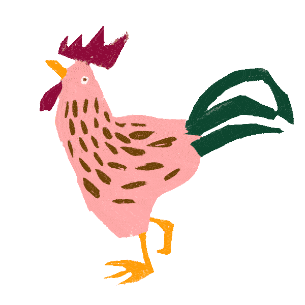 Rooster Sticker