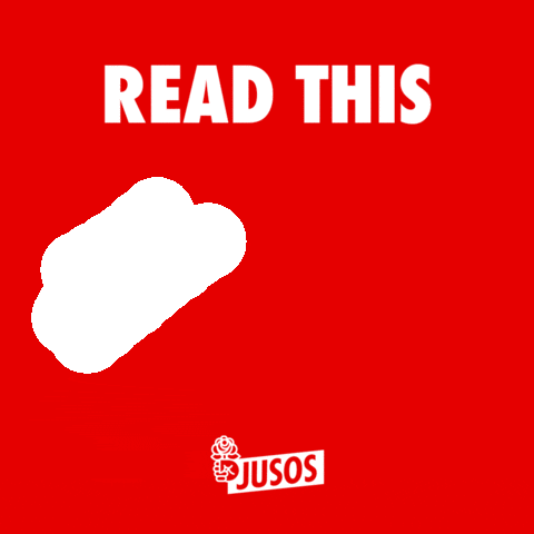 Read GIF by Jusos