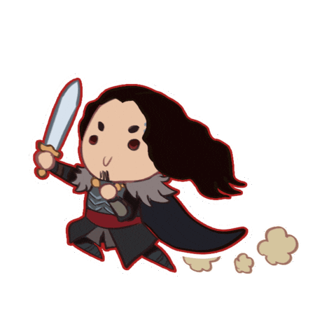 Fantasy Running Sticker