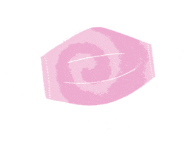 Pink Stay Home Sticker by Crafted by Carly