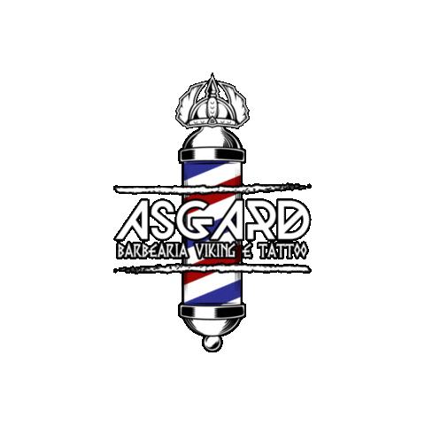 Barbearia Asgard Sticker