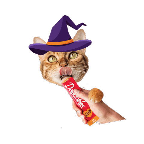 Halloween Squeeze Up Sticker by Delectables Cat Treats