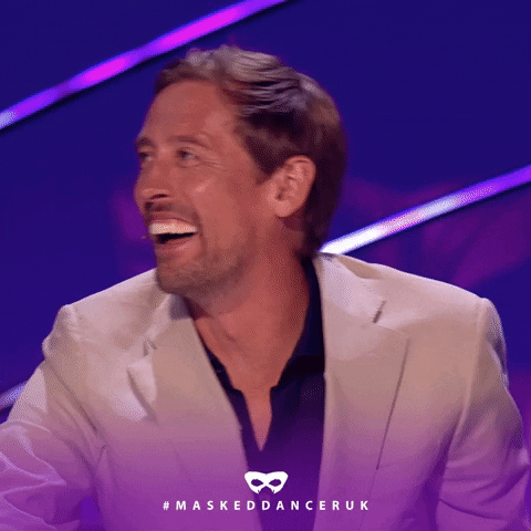 Happy Peter Crouch GIF by The Masked Singer UK & The Masked Dancer UK