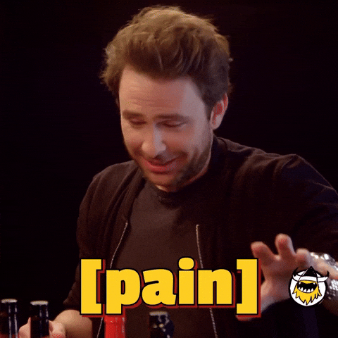 Charlie Day Pain GIF by First We Feast
