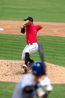 Sport Pitching GIF by Fayetteville Woodpeckers