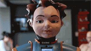 robokind happy smile wow excited GIF