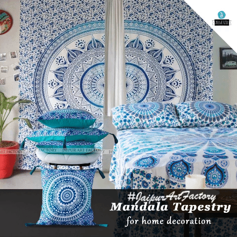 Mandala Tapestry GIF
