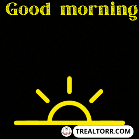 Good Morning Sunrise GIF by Trealtorr