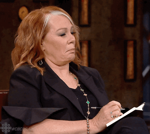 dragons' den writing GIF by CBC