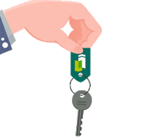 Llaves Sticker by Inmobiliaria Independencia