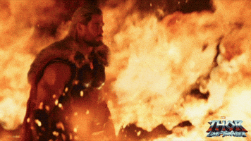 Taika Waititi Burn GIF by Marvel Studios
