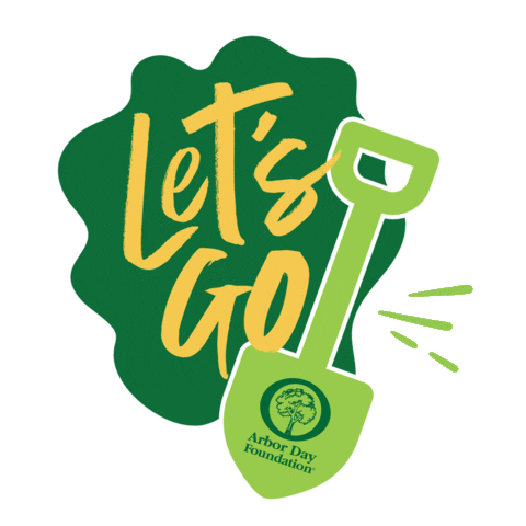 Lets Go Trees Sticker by Arbor Day Foundation