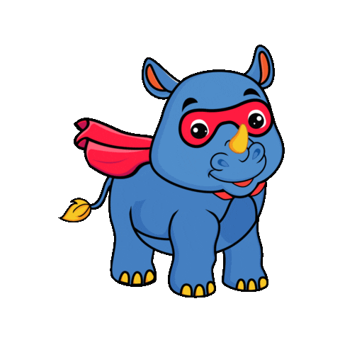 SupeRhino Kids World Sticker