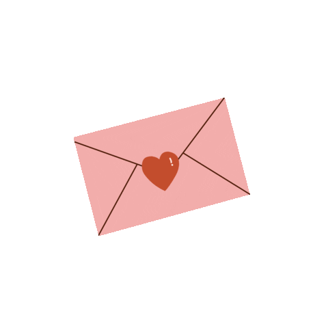 Heart Letter Sticker by Maiafadd