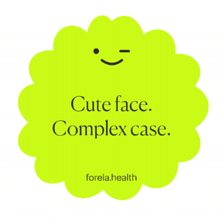Chronic Illness Cute Face GIF by Forela