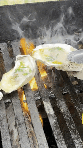 Oyster Grilling GIF by The Crab Place