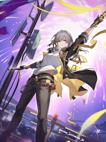 Lightning Posing GIF